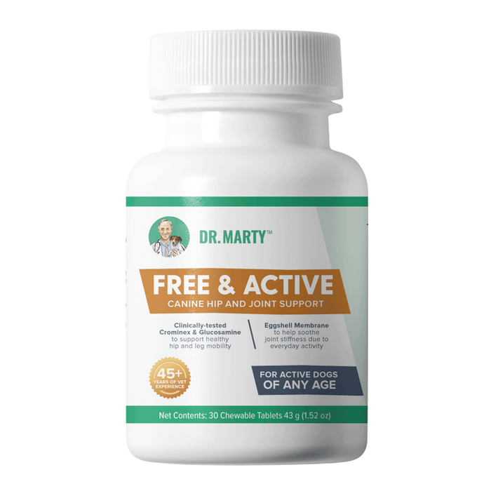 Dr. Marty Free & Active Dog Supplements, 30 Chewable