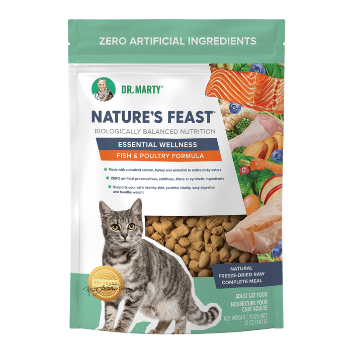 Dr. Marty Nature's Feast Essential Wellness Poultry Dry Cat Food