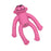 Coastal Pet Products Li'l Pals Latex Monkey Dog Toy Pink, 4-Inch Long - (1-Unit)