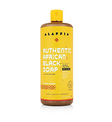 Alaffia Authentic African Black Soap All-in-One, 16 ounce Variation