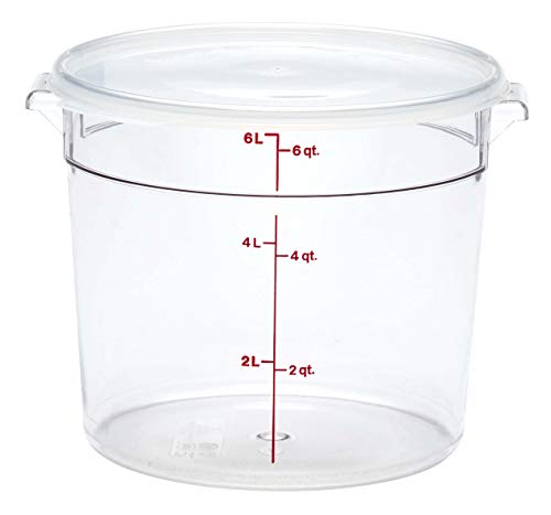 Cambro RFSCW6135 Camwear 6 Qt. Container With RFSCWC6135 Lid