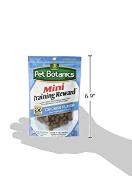 Pet Botanics Mini Training Rewards for Dogs 3 Flavor Variety Bundle: (1) Bacon, (1) Chicken and (1) Beef, 4 Oz Ea (200 Count per Bag, 3 Bags Total)