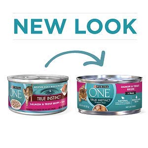 Purina ONE True Instinct Salmon & Trout Recipe (12-CANS) (NET WT 3 OZ Each CAN)