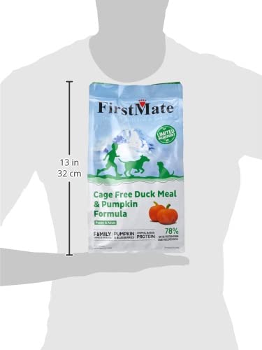Firstmate, Limited Ingredient Cage-Free Duck Meal & Pumpkin Formula Dry Dog Food, 5 lb