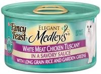 Fancy Feast Elegant Medley`s White Meat Chicken Tuscany w/ Rice & Garden Greens Cat Food 24 - 3oz Cans