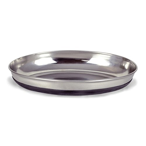 Our Pets Dish Oval Cat Rubber Bottom Pet Bowl