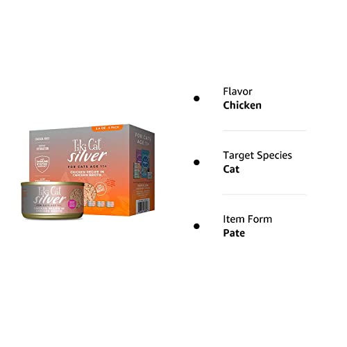 Tiki Cat Silver Wet Cat Food for Seniors