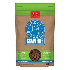 Cloud Star Soft & Chewy Grain Free Premium Cat Treat Bundle - Tempting Tuna, Turkey and Cheddar, Chicken