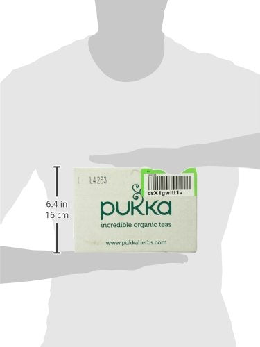 Pukka Supreme Matcha Green, Organic Herbal Tea, 20 individually wrapped Tea Bags, 6 Count