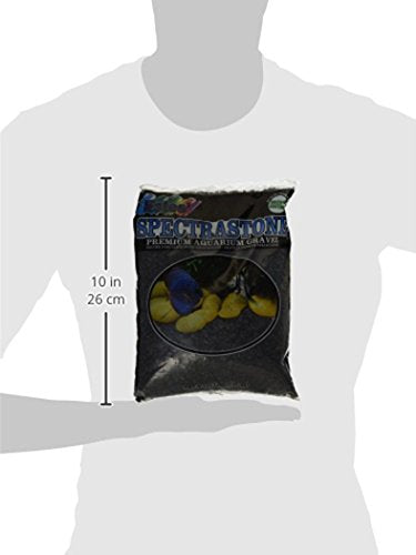 Spectrastone Special Black Aquarium Gravel for Freshwater Aquariums, 5-Pound Bag