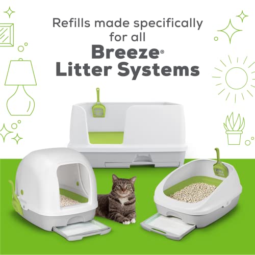 Tidy Cats Breeze Litter Pellets Refill Pouch, Made for Multiple Cats, Anti-Tracking Pellets for Breeze Litter System
