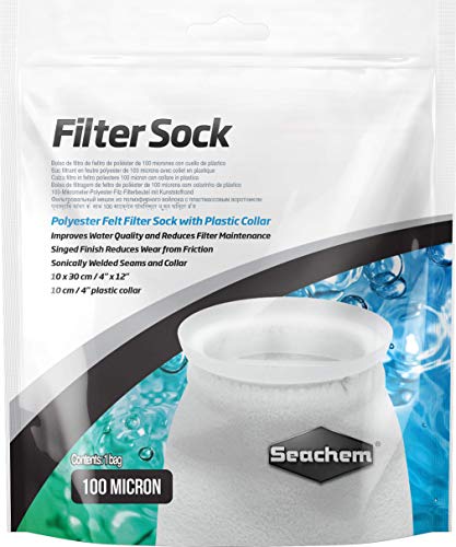 Directions: Rinse Before use. The Filter Socks fit onto Any Standard Sump or Overflow System for Collared Filter Socks. Remove as Necessary for Cleaning