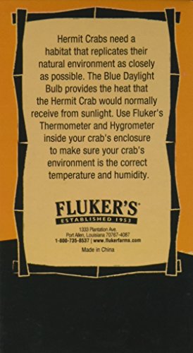 (3 Pack) Fluker's Hermit Crab Habitat Daytime Bulb, 60-watt