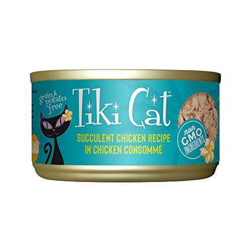 TIKI PETS Tiki Cat Luau Wet Food with Poultry or Fish in Consomme for Adult Cats & Kittens, Grain and Potato Free