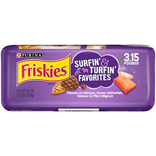 Friskies Feline Favorites Dry Cat Food, 3.15 lbs