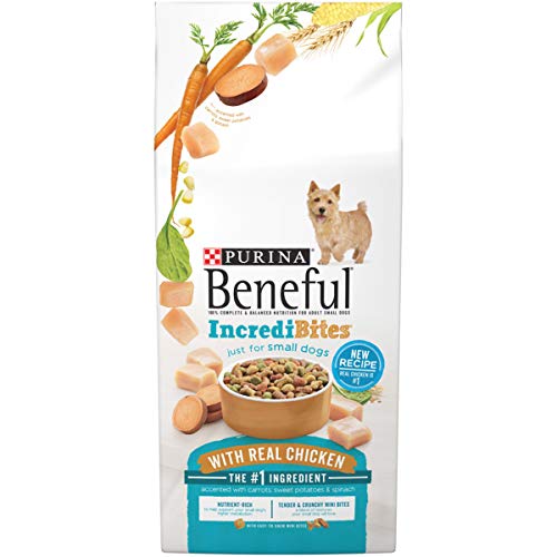 Purina Beneful IncrediBites Dry Dog Food, For Small Dogs, With Real Chicken, 3.5 Lb Bag