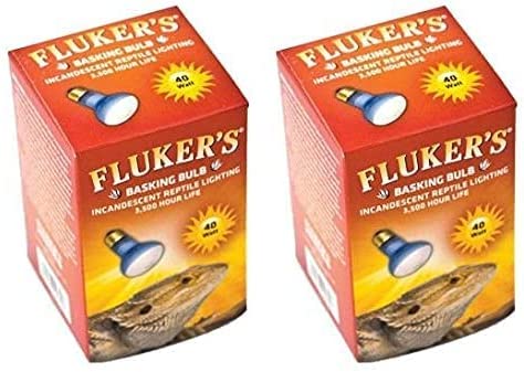 Fluker's Incandescent Basking Bulb 40 Watt - Pack of 2