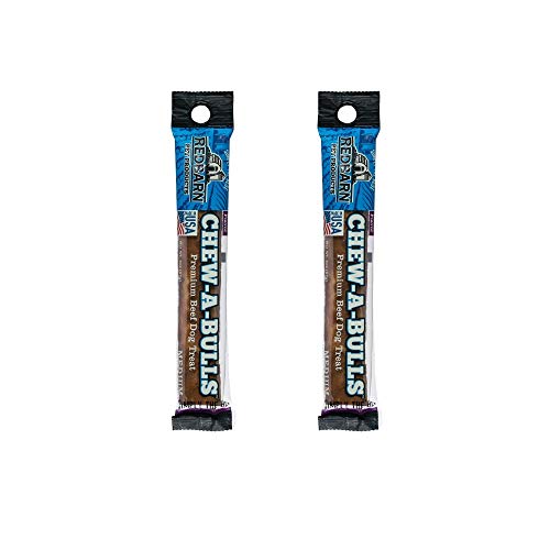 Redbarn Chew-A-Bulls, Medium, Peanut Butter Dog Chews (2 Pack)