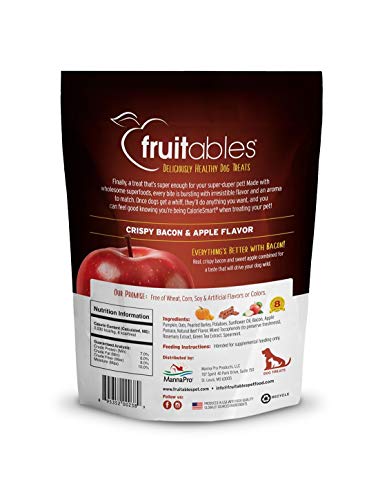 Fruitables Apple & Bacon Natural Dog Biscuits