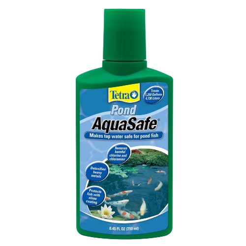 TetraPond AquaSafe Water Conditioner, Makes Tap Water Safe for Ponds