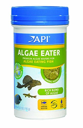 Aquarium Pharmaceuticals (2 Pack) API Algae Eater Premium Sinking Wafer for Algae Eating Fish 3.7 Ounces
