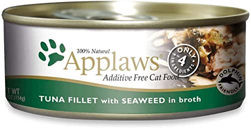 Applaws Cat Tin 2.4oz Tuna with Seaweed - 24 Pack