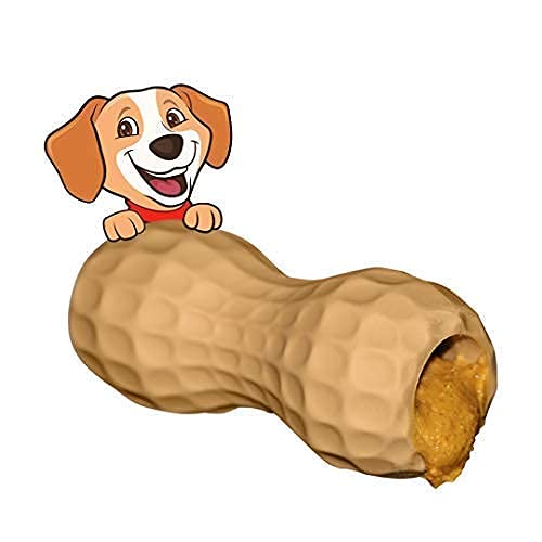 Peanut Butter Dog Enrichment Toy | Interactive Dog Toy Peanut Butter Toy Filler | Dog Chew Toy | Poochie Butter Dog Toy