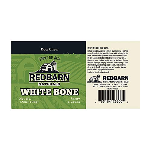 Redbarn White Bone Large (2-Count)