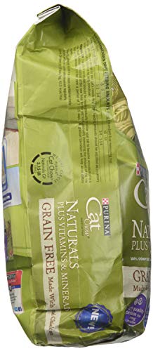 Purina Cat Chow Naturals Plus Vitamins & Minerals Grain Free Made with Real Chicken (1-3.15 lb Bag), Brown