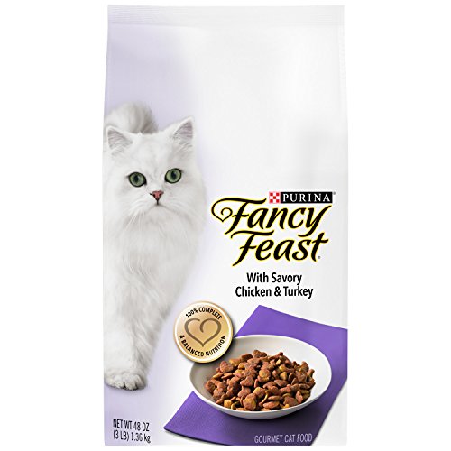 Purina Fancy Feast Gourmet Dry Cat Food With Savory Chicken & Turkey