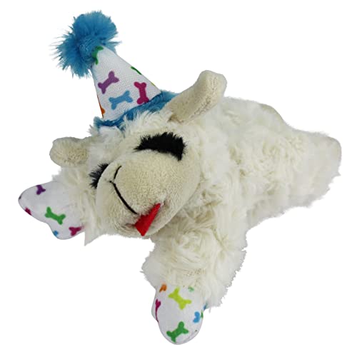 Multipet International Happy Birthday Mini Lamb Chop Dog Toy