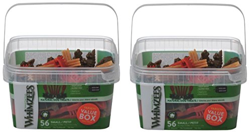 Whimzees Small Variety Dog Treats Container