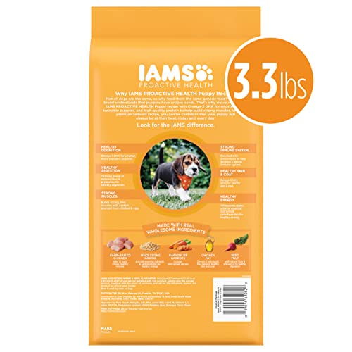 Iams Proactive Health Puppy Dry Dog Food, Chicken, All Breed Sizes