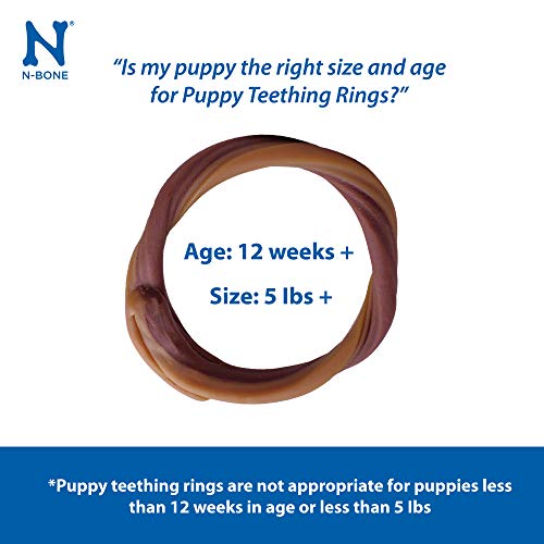 N-Bone Puppy Teething Rings Chicken Flavor Dog Treat