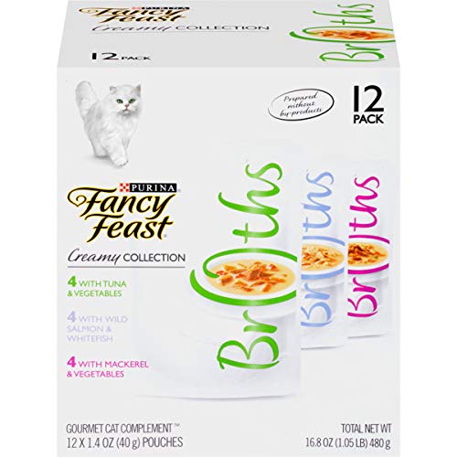 Purina Fancy Feast Broths Adult Wet Cat Food Complement