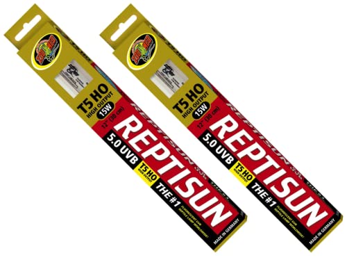 Zoo Med ReptiSun T5 HO 5.0 UVB Replacement Bulb 15 Watts - (12" Bulb) - Pack of 2