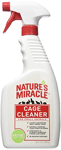 Nature’s Miracle Cage Cleaner 24 fl oz, Small Animal Formula, Cleans Deodorizes Small Animal Cages