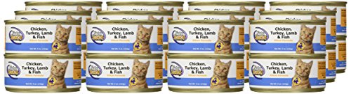 Tuffy'S Pet Food 131324 12-Pack Nutri Cat/Kitten Chicken/Turkey/Lamb/Fish Food, 5-Ounce
