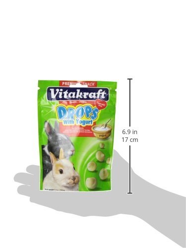 Vitakraft Rabbit Drops and 5.3-Ounce Pouch, Yogurt Drops (2-Pack)