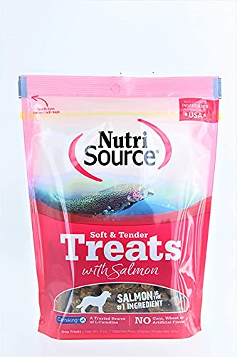 Nutri Source TU80022 14 oz Soft & Tender Salmon Treats