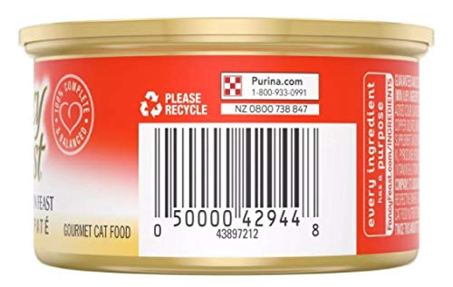 Fancy Feast Classic Savory Salmon Feast Cat Food 3 oz, 12 Cans