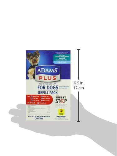 Adams Plus Flea and Tick Spot On for Dogs,