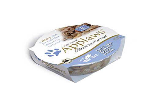 Applaws Tasty Tuna Fillet with Prawn Cat Food, 18 - 2.12 Ounce Cups