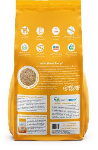 sWheat Scoop Wheat-Based Natural Cat Litter, (Packaging May Vary)
