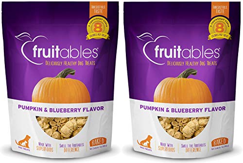 Fruitables Crunchy Dog Treats,7 oz Pouch - 2 Pack