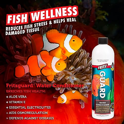 Fritzguard Water Conditioner/Dechlorinator for Fresh & Salt Water Aquariums, 16 oz