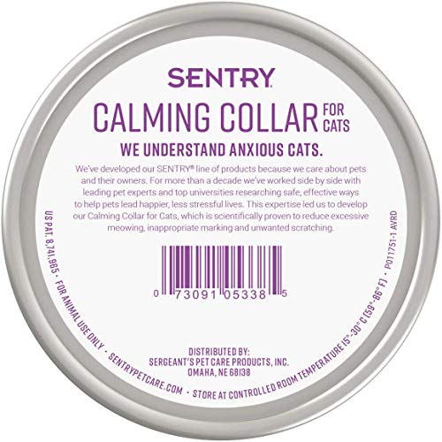 Sentry Industries Calming Collar for Cats 3Ct, Purple (Twо Pаck)