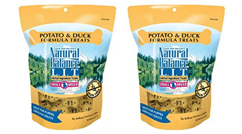 Natural Balance L.I.T. Limited Ingredient Treats Potato & Duck Formula Small Breed 8 oz (Pack of 2)