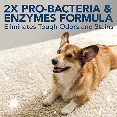 Simple Solution Pet Stain and Odor Remover | Enzymatic Cleaner with 2X Pro-Bacteria Cleaning Power | 1 Gallon