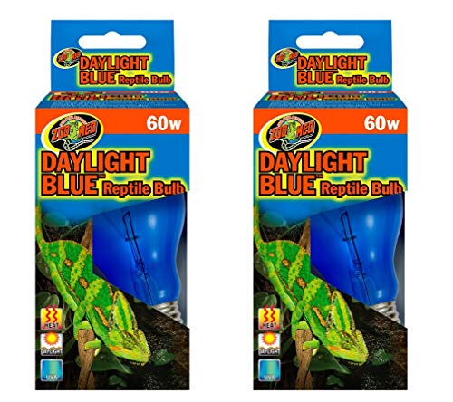 Zoo Med Daylight Blue Reptile Bulb [Set of 2] Watt: 60 Watts